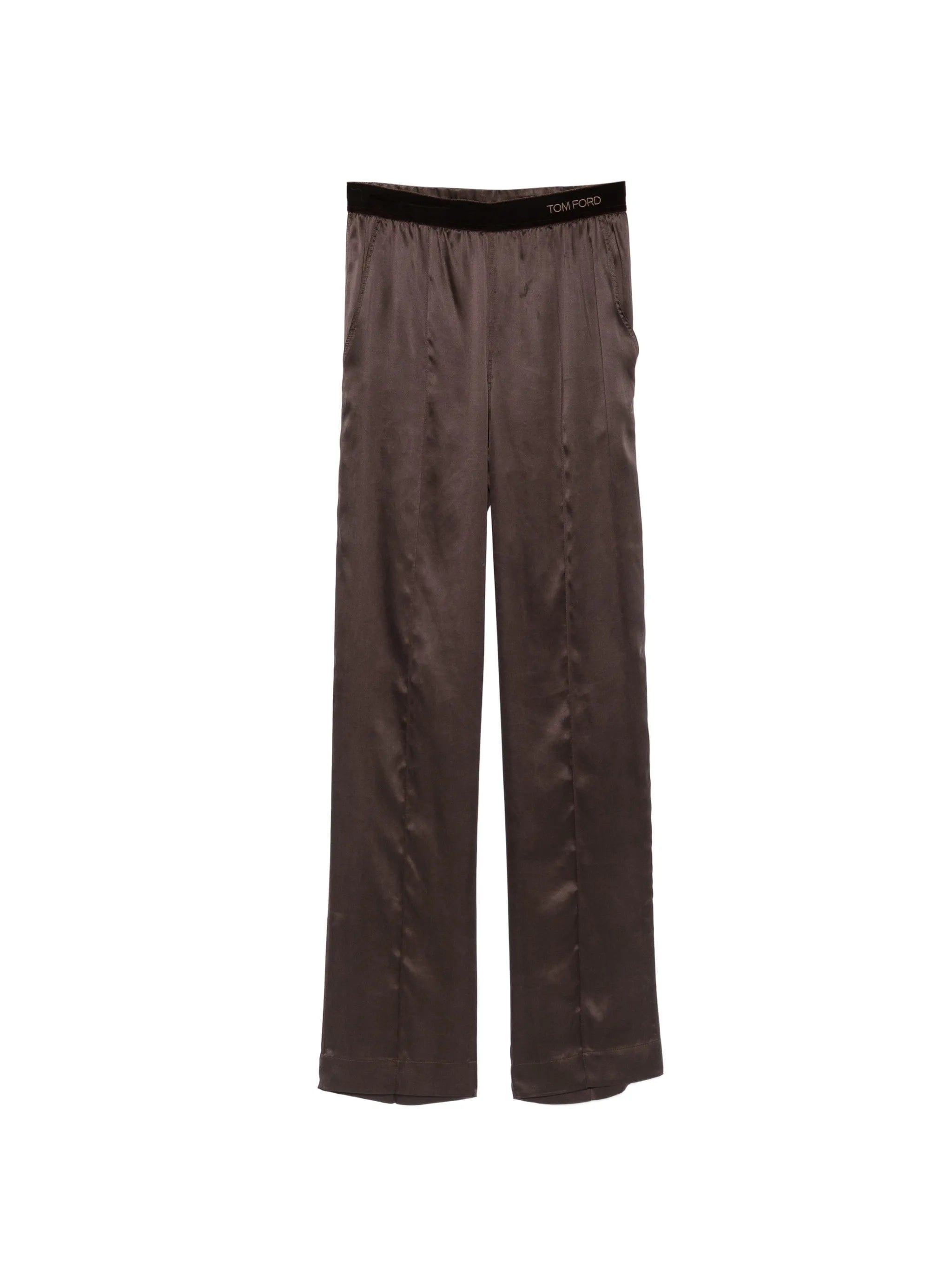 TOM FORD silk elasticated - waistband trousers