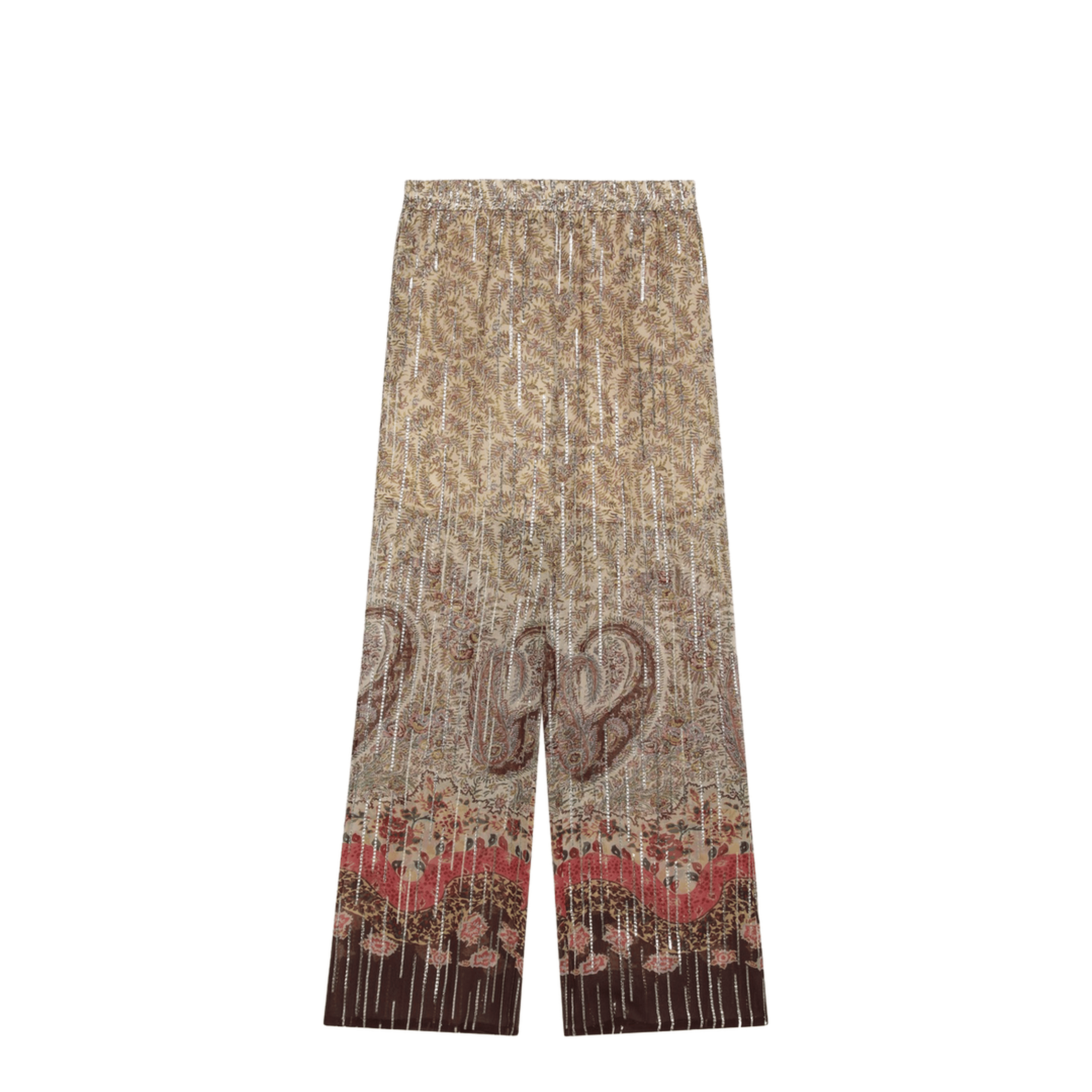Valentino Pants Neutral, Brown In Natural