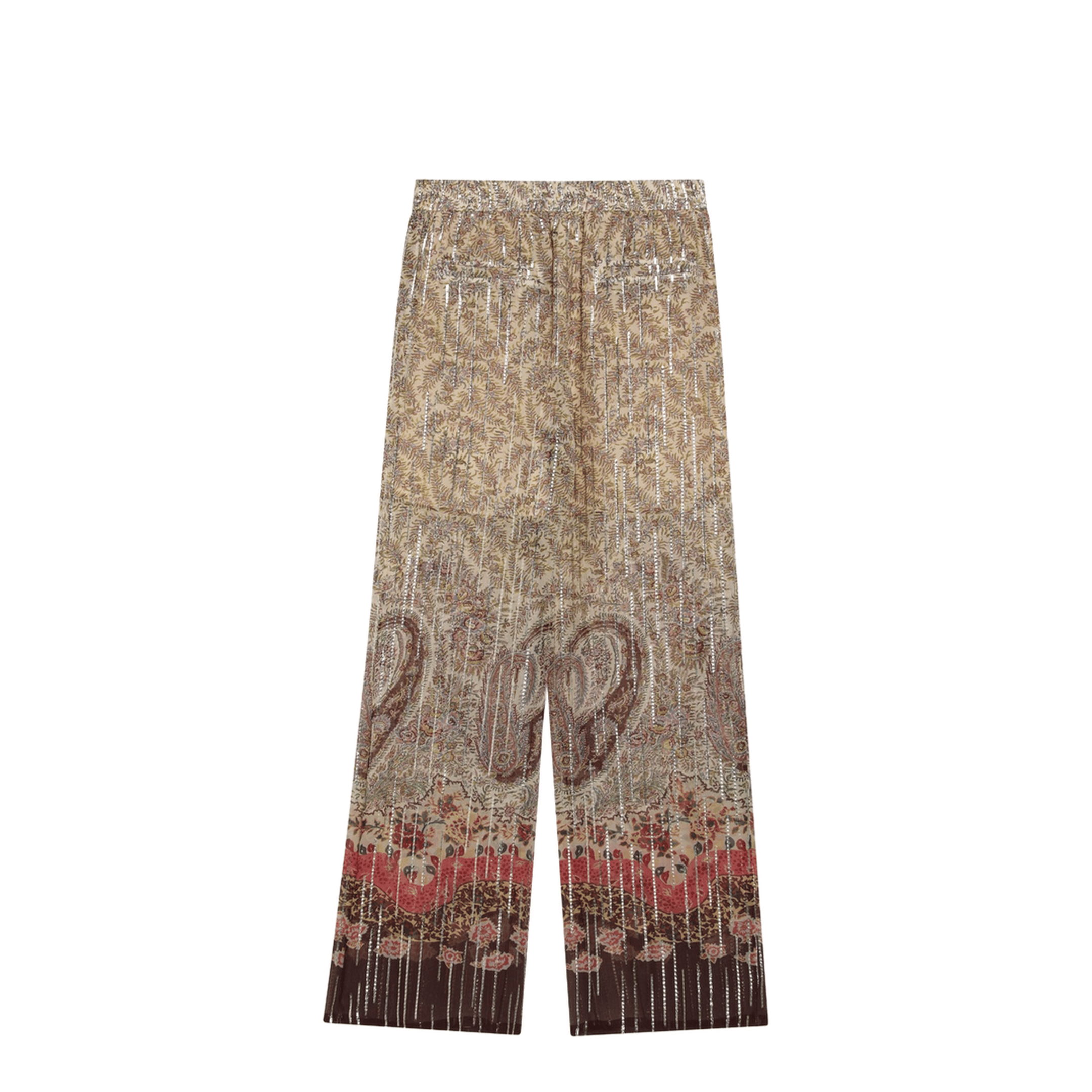 Valentino Pants Neutral, Brown In Natural