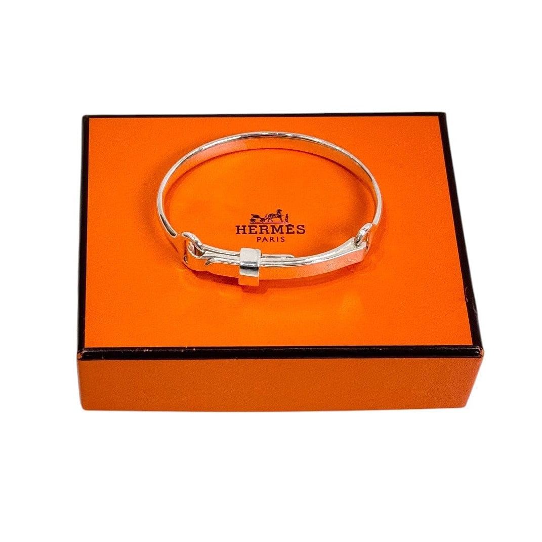 Hermes Silver Bracelet LG