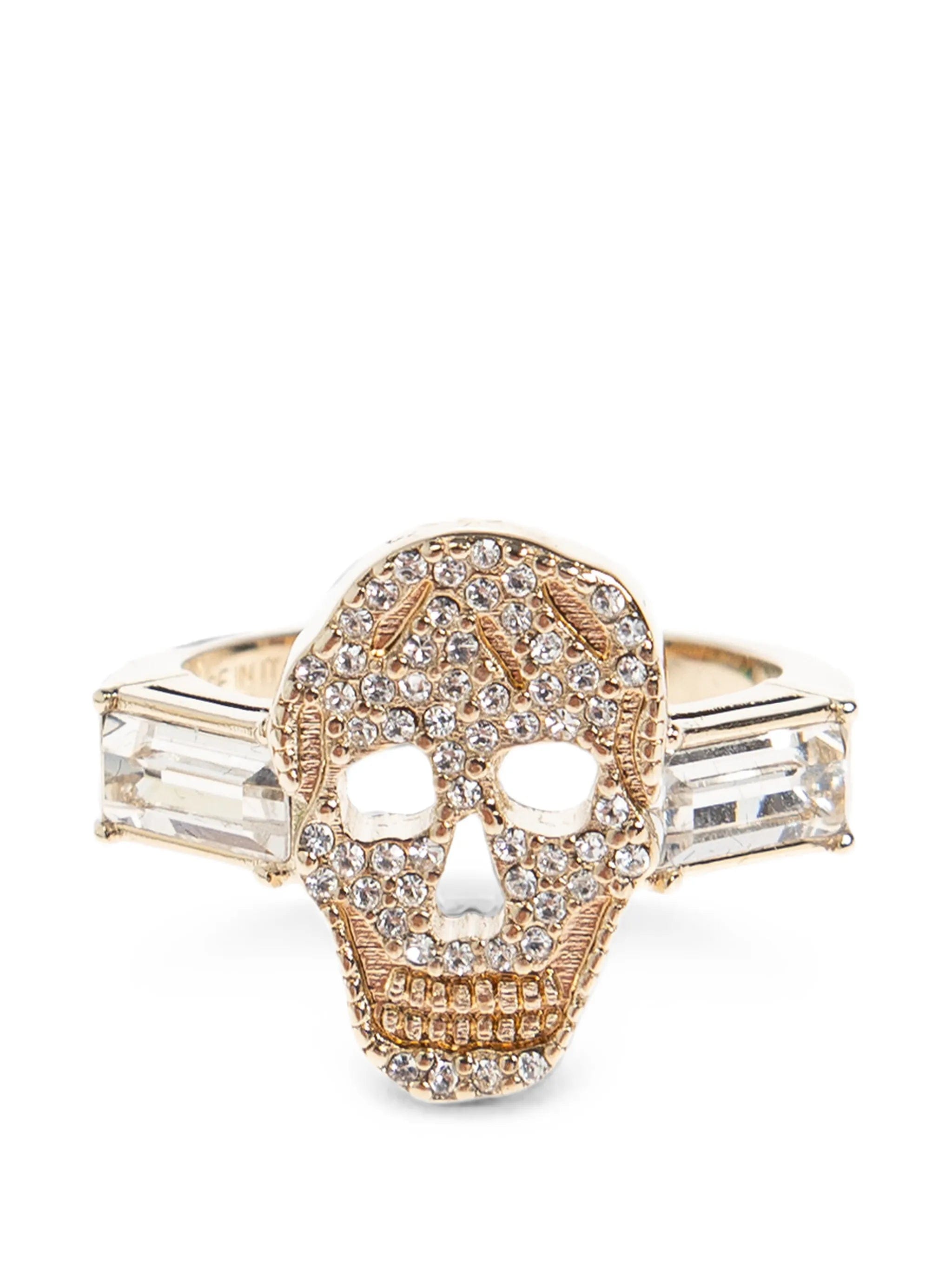 Alexander McQueen Skull crystal - embellished ring