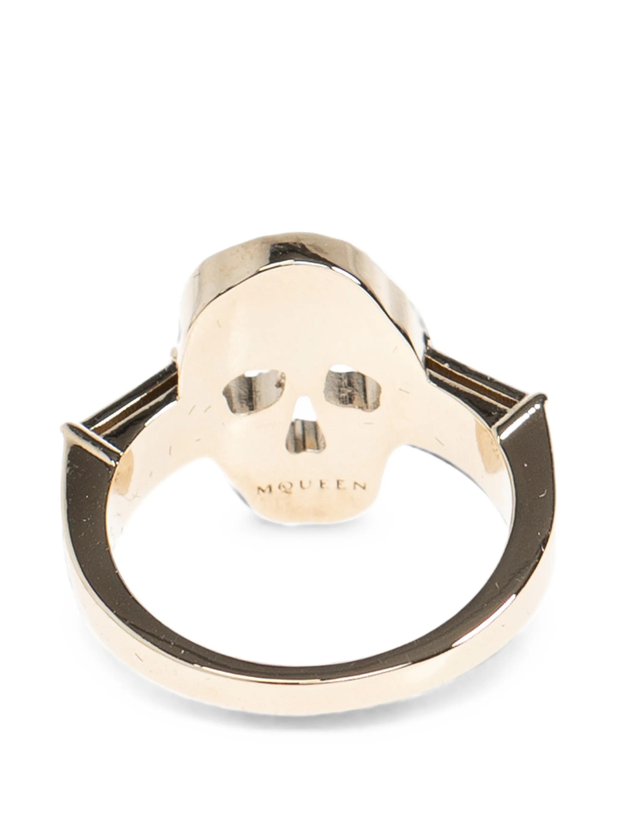 Alexander McQueen Skull crystal - embellished ring