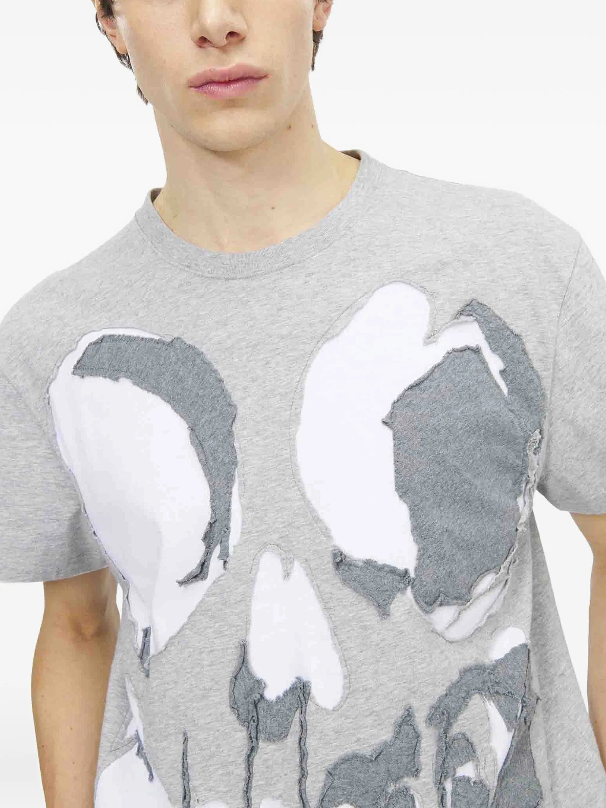 Alexander McQueen skull - applique T - shirt