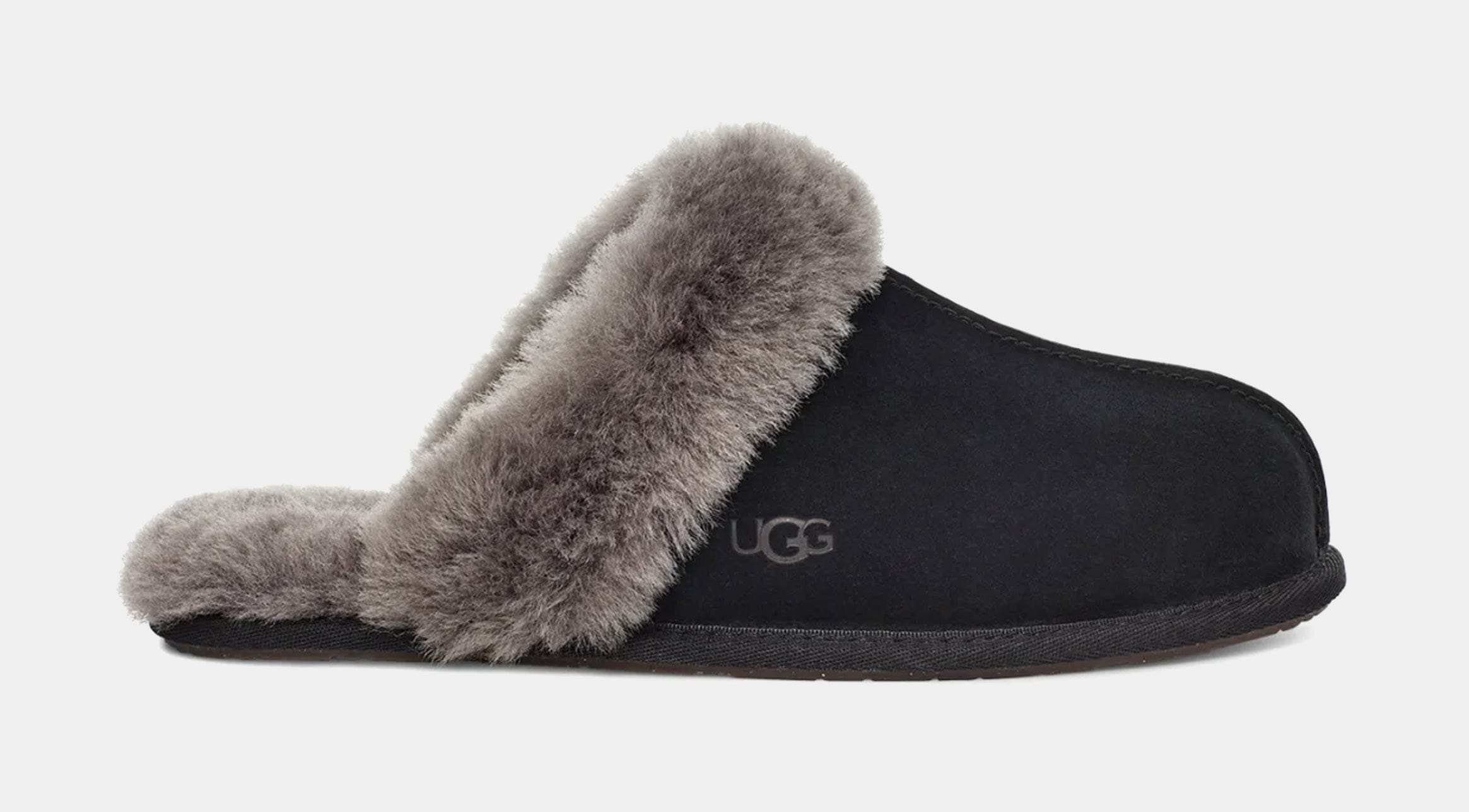 UGG Scuffette II Slipper Womens Sandals (Black/Grey)