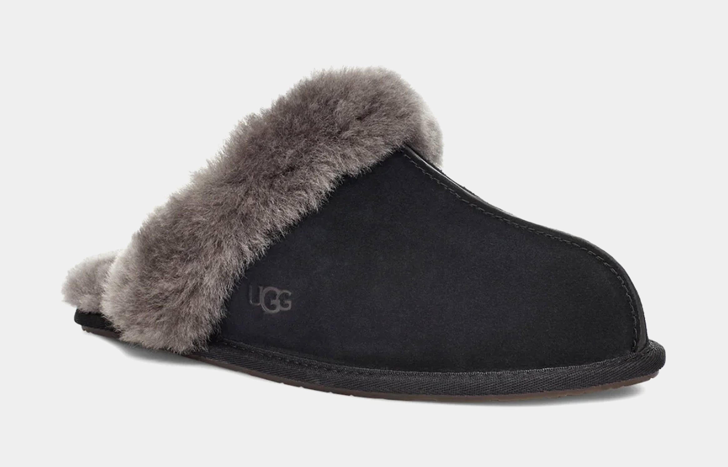 UGG Scuffette II Slipper Womens Sandals (Black/Grey)