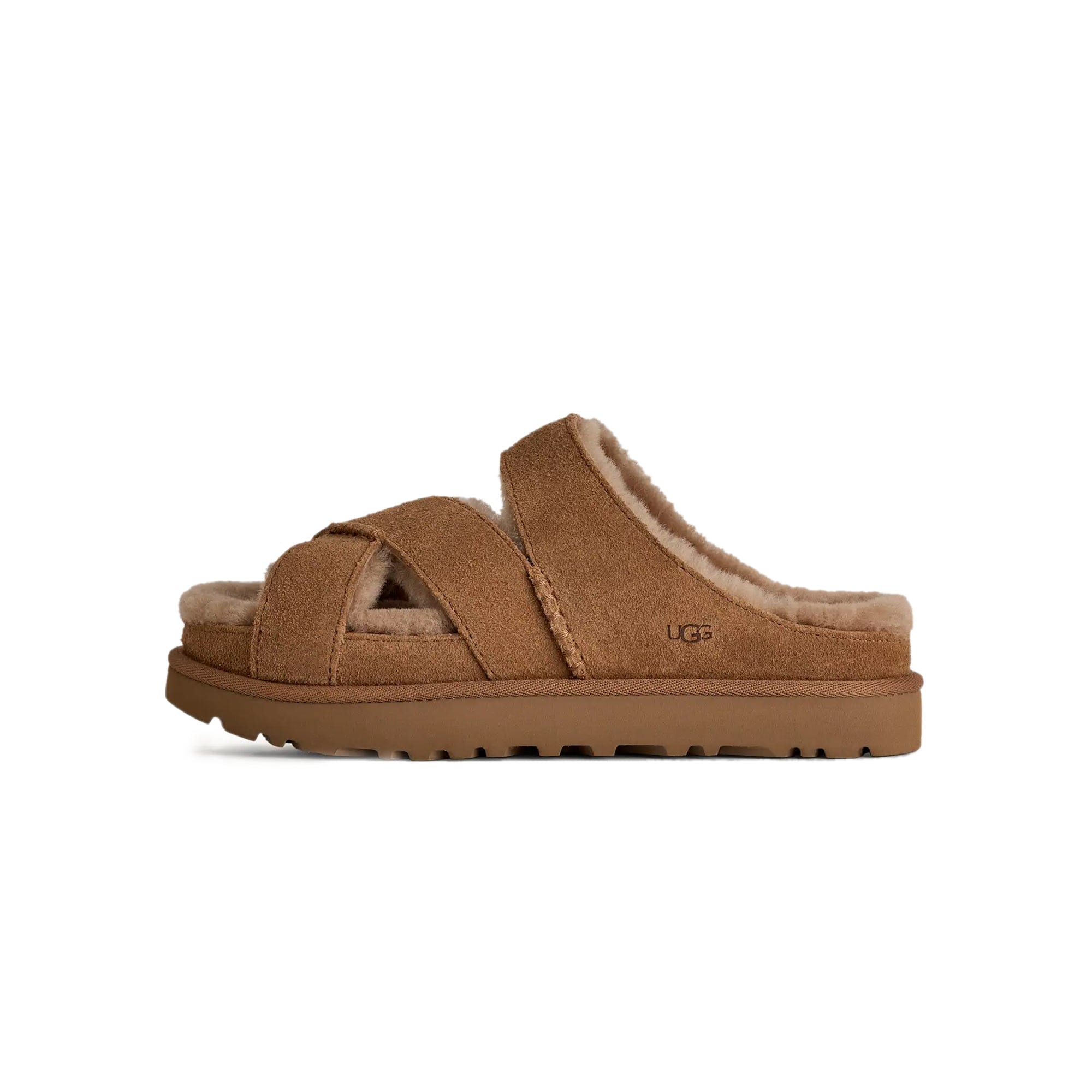 Ugg Womens Greenport Cross Strap Slide Slippers