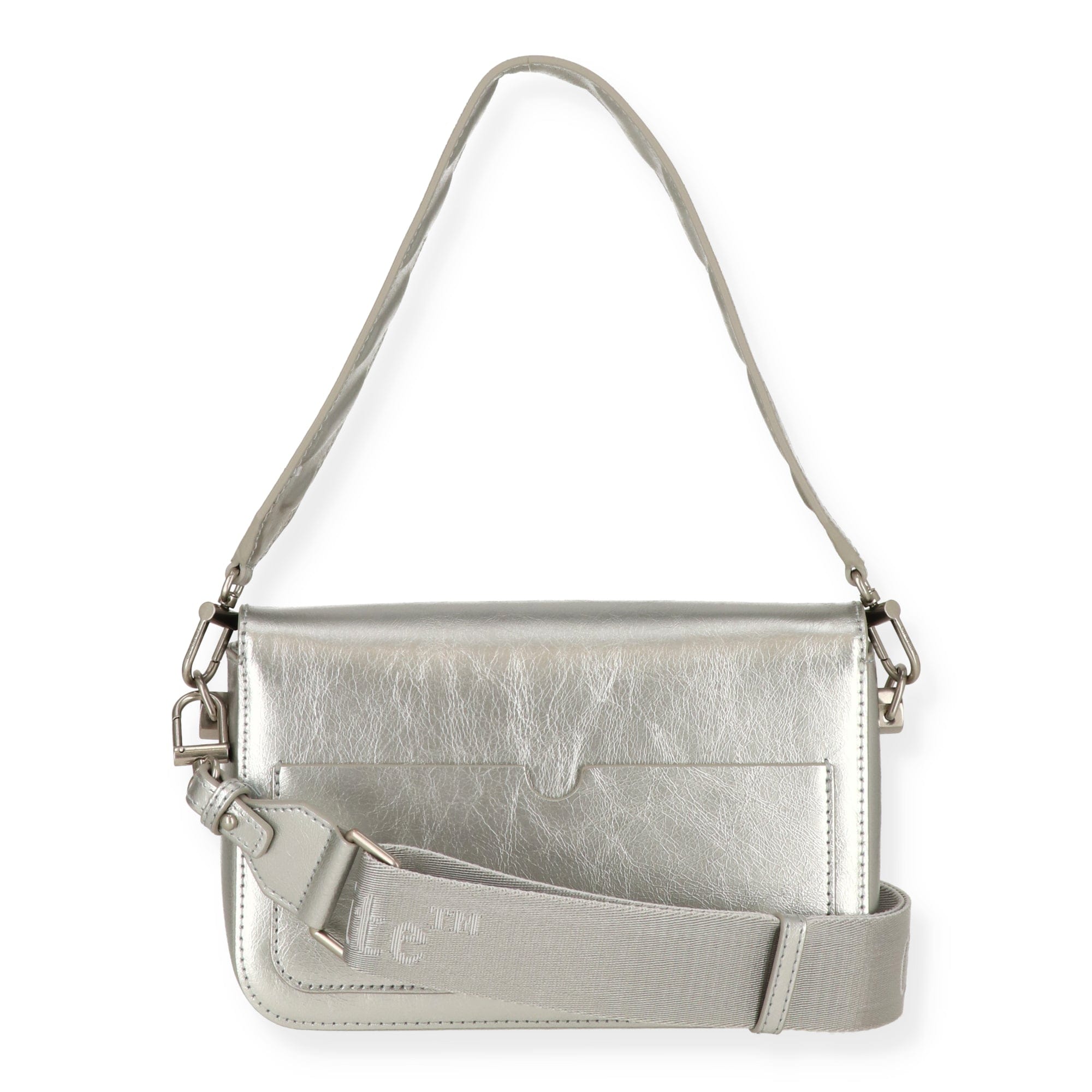 Off White Womens Silver Shoulder Bag