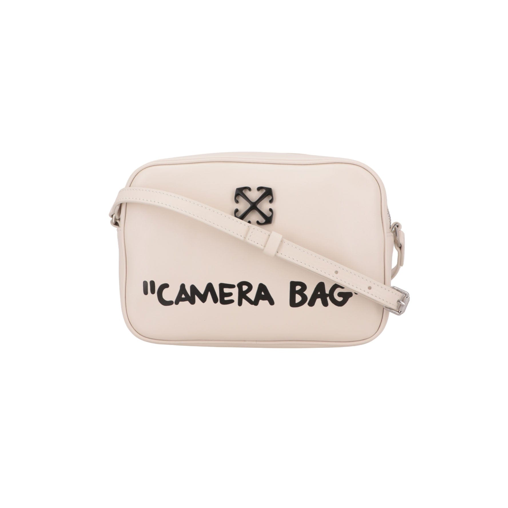Off White Womens Beige/Black Shoulder Bag