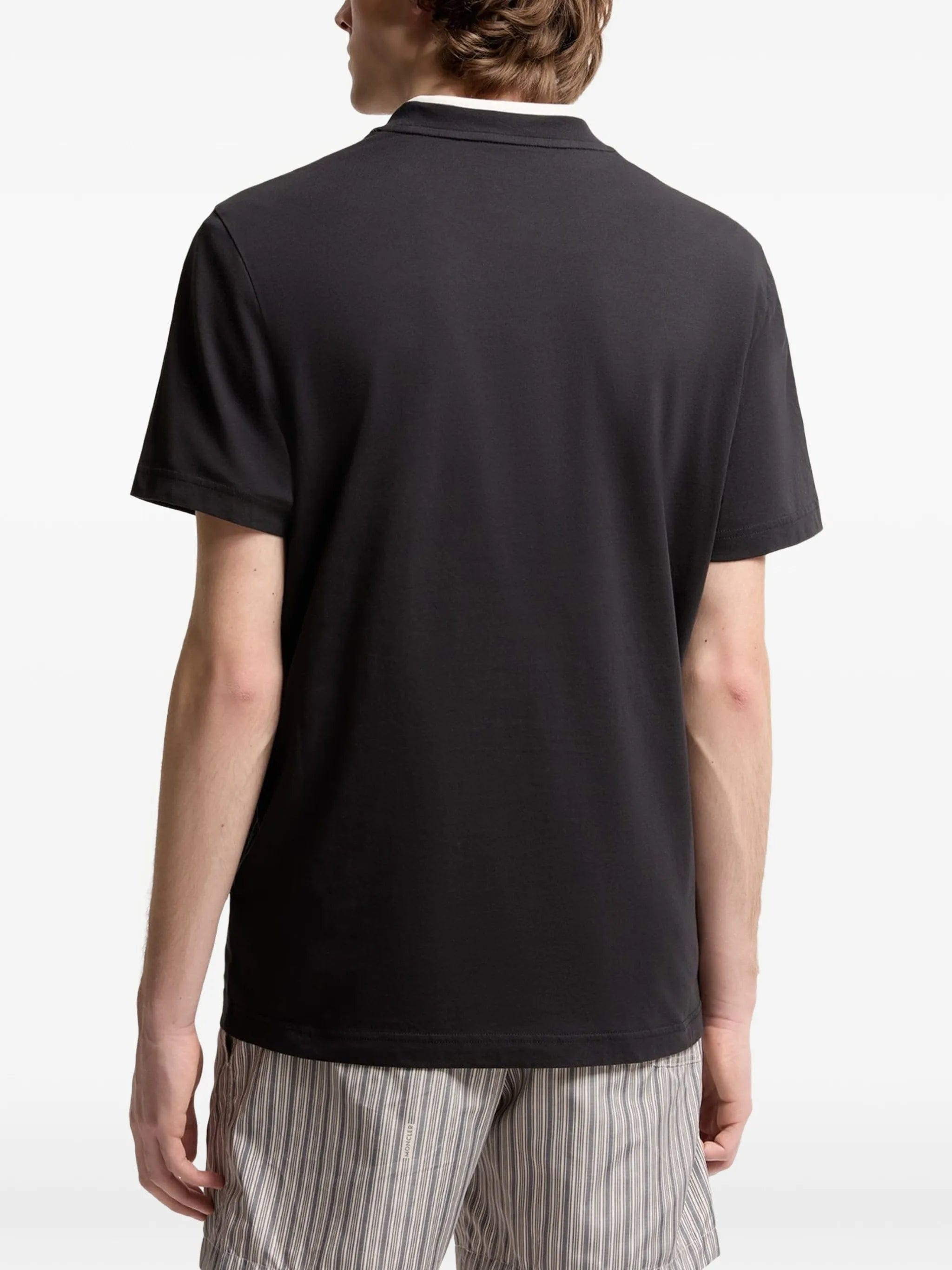 Moncler embroidered cotton T - Shirt