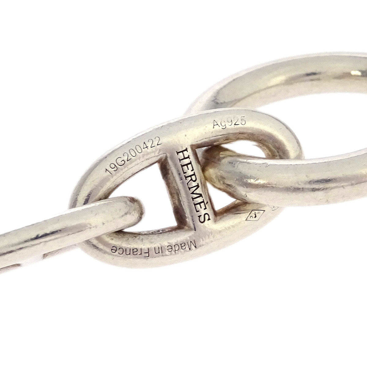 Hermes Chaine d'Ancre GM Bracelet Ag925 Silver