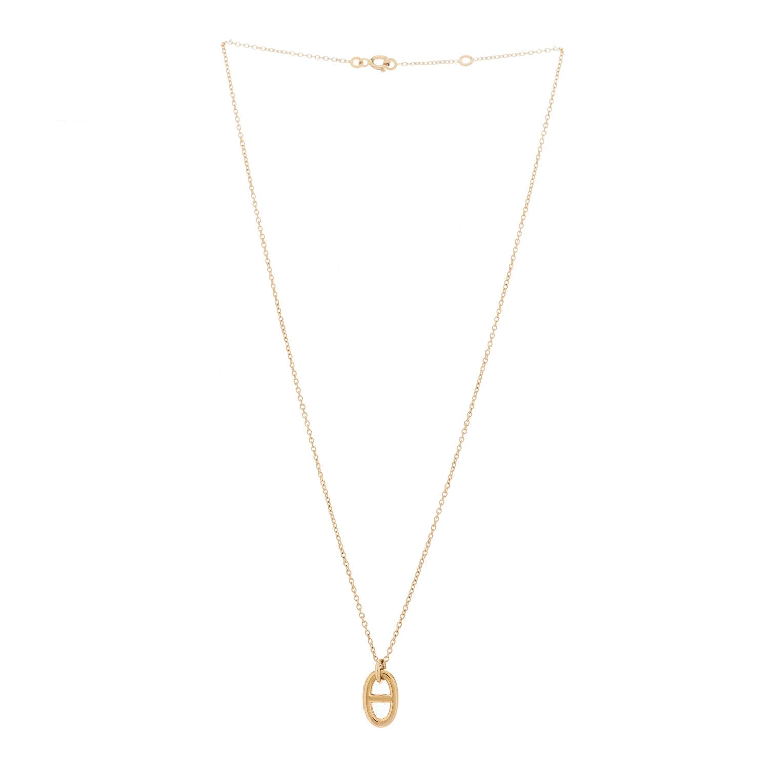 Hermes 18K Rose Gold PM Farandole Pendant Necklace
