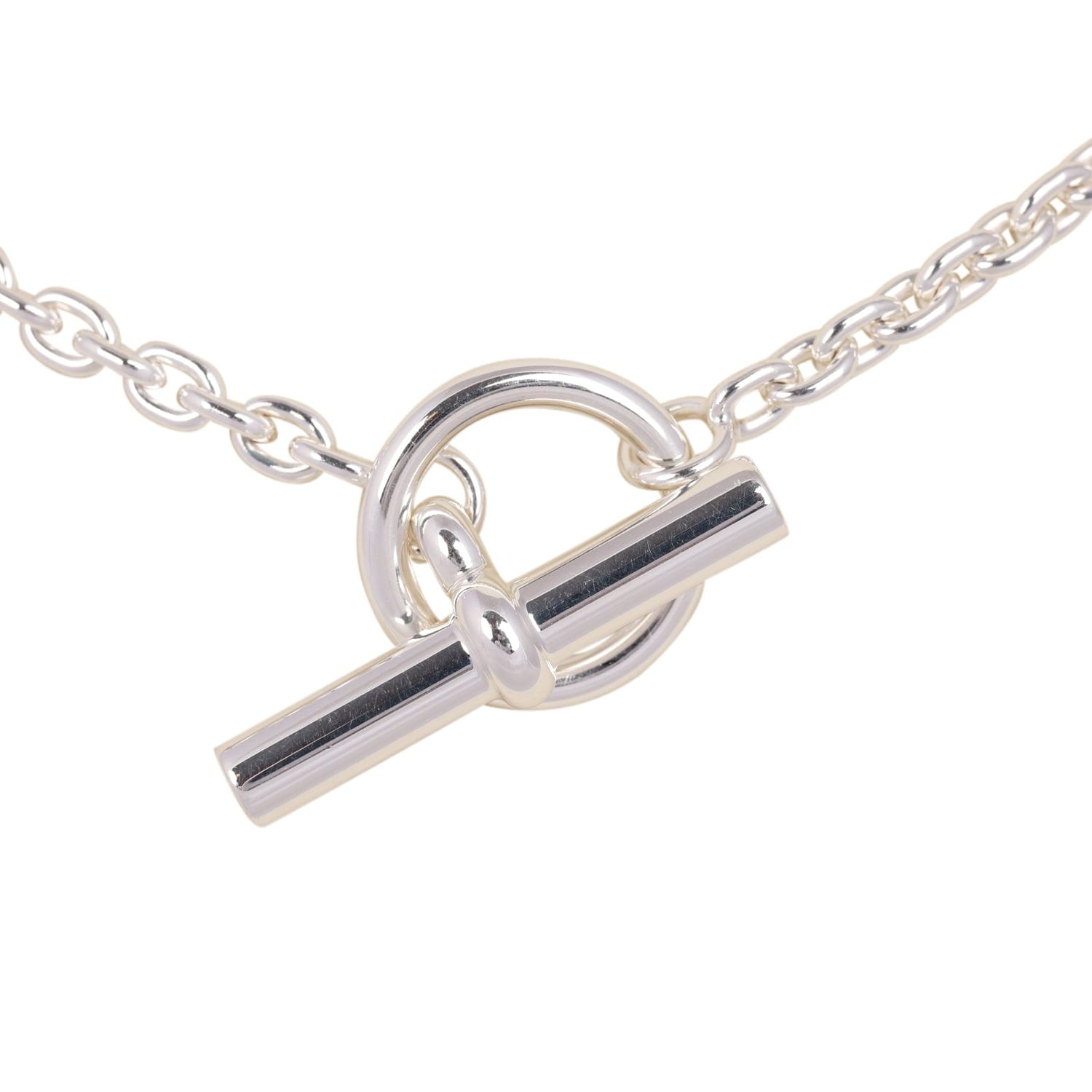 Hermes Farandole Rope Necklace 80 cm Sterling Silver Hardware