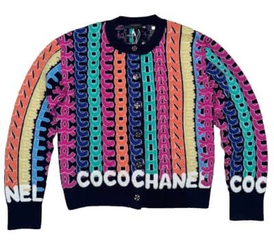 CHANEL 2021K rainbow cardigan ARCJP1002