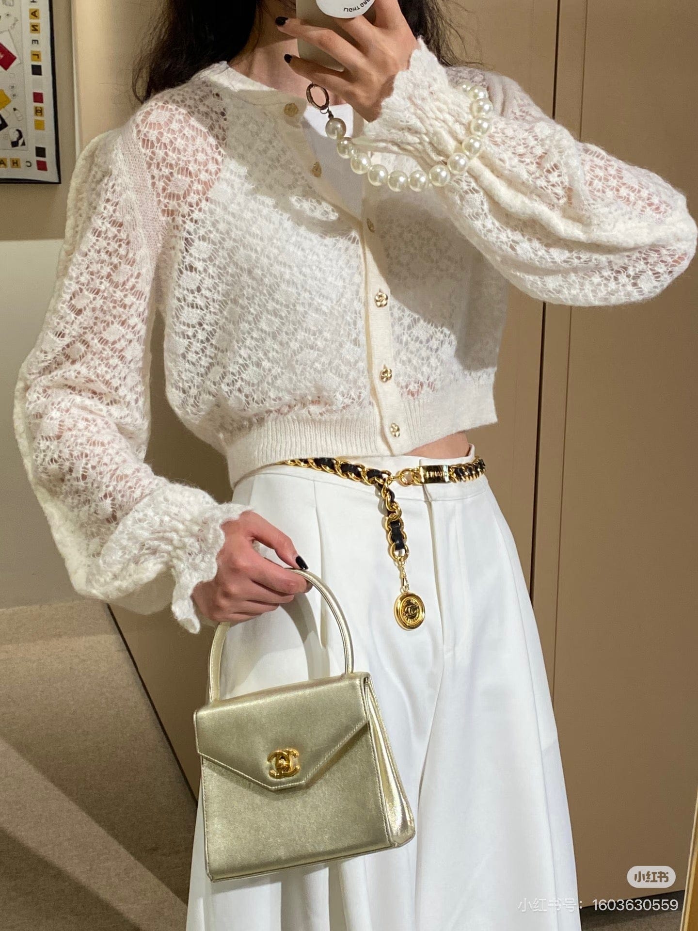 CHANEL 23K MOHAIR CARDIGAN 40 FT102158
