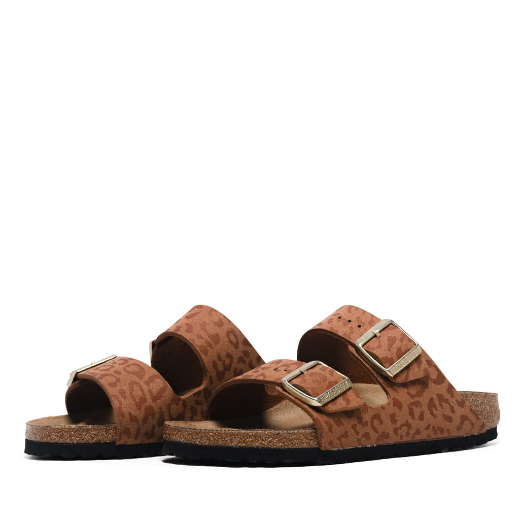 Birkenstock Women's Birkenstock Arizona Synthetic - Leopard Pecan