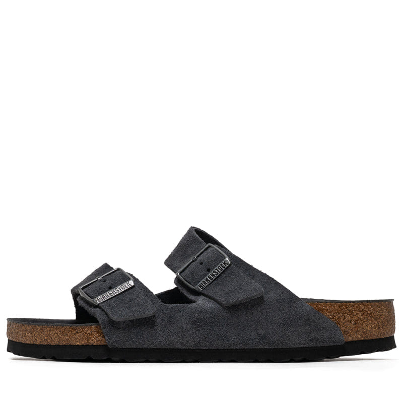 Birkenstock Arizona Soft Footbed Suede - Charcoal Tonal