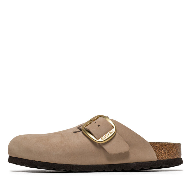 Birkenstock Women's Birkenstock Boston Big Buckle Nubuck - Sandcastle