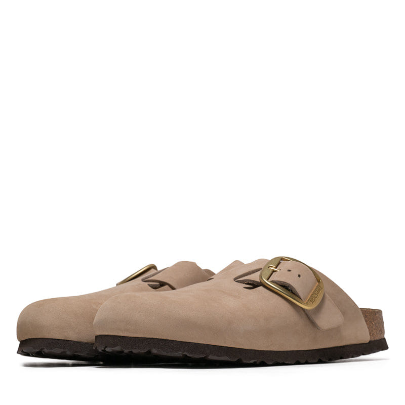 Birkenstock Women's Birkenstock Boston Big Buckle Nubuck - Sandcastle