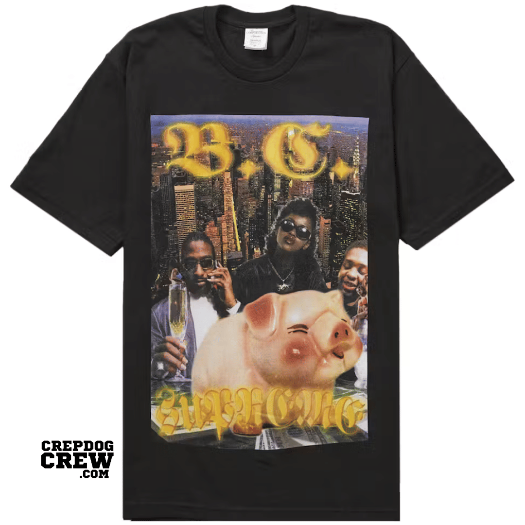Supreme BERNADETTE CORPORATION FUCK T-Shirt BLACK