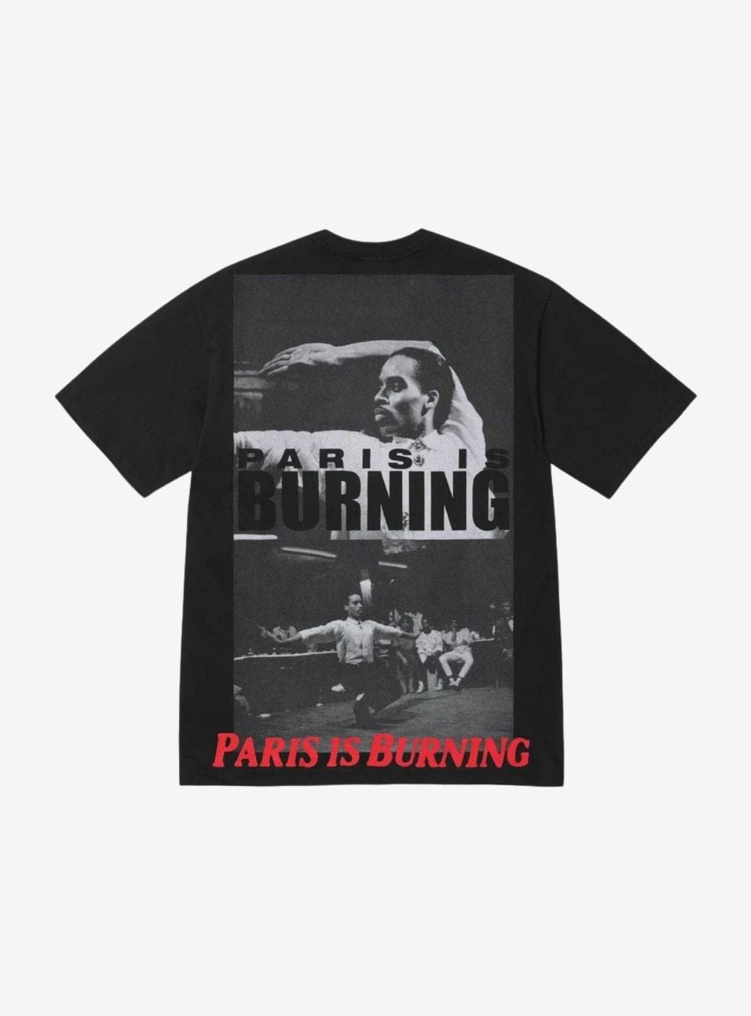 Supreme Paris Is Burning T - Shirt Black