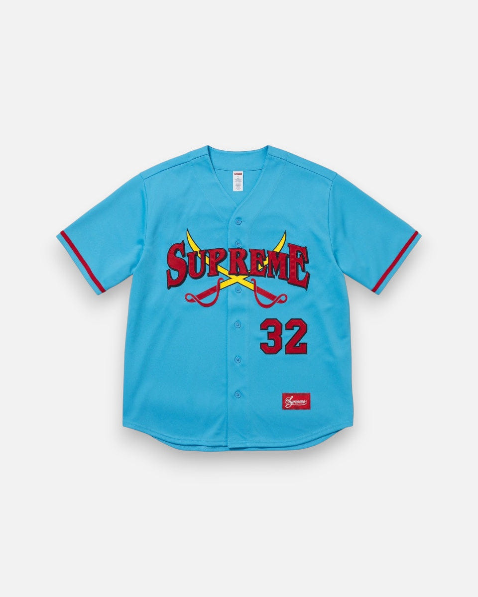Supreme Swords Baseball Jersey Blue