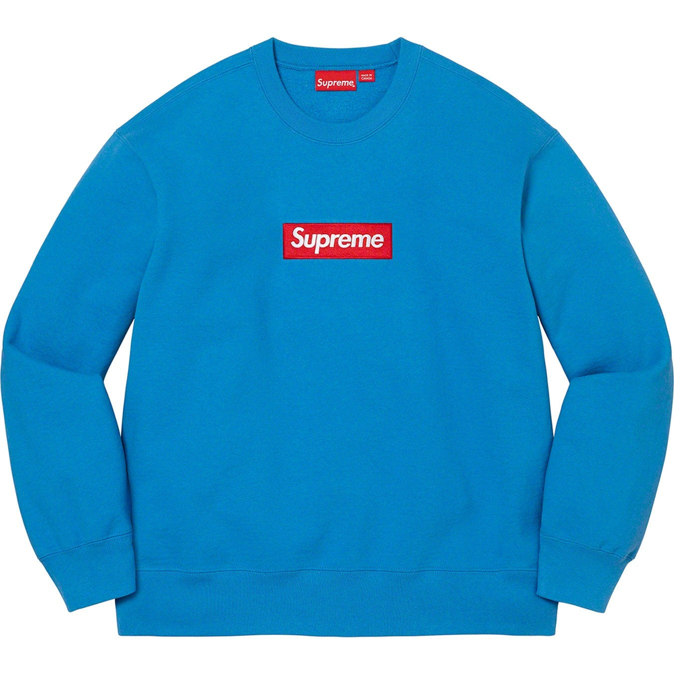 Supreme FW22 Box Logo Crewneck Blue