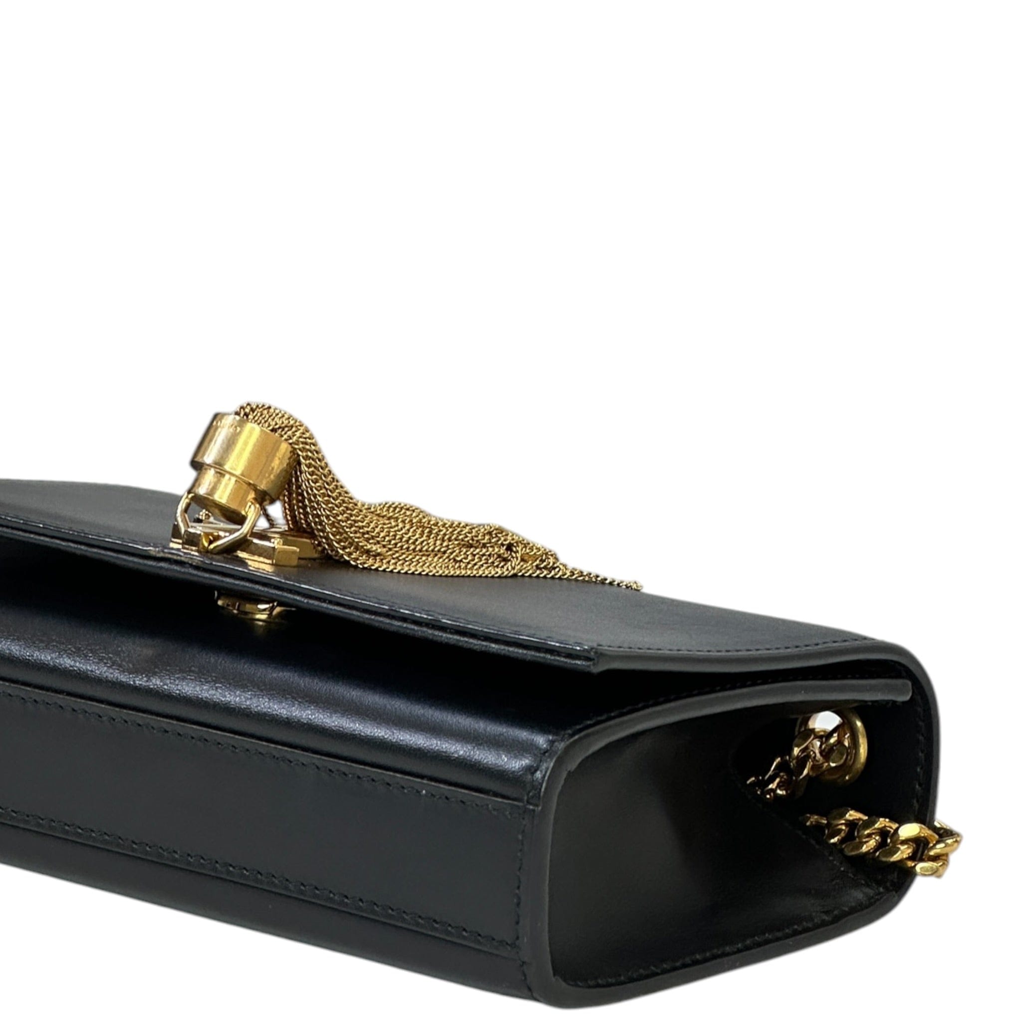 YVES SAINT Laurent Saint Laurent Kate Tassel Bag Small Black Leather