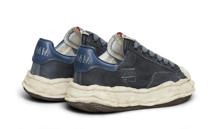 Maison Mihara Yasuhiro Blakey OG Sole Over - Dyed Canvas Low Navy