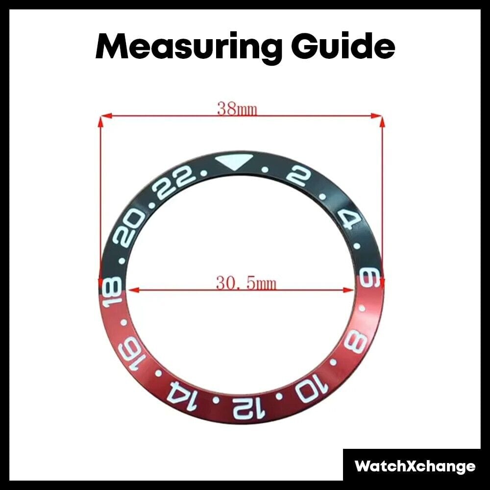 Rolex 38 mm Rose Gold Metal Bezel insert Ring Yachtmaster Rolex Seiko SKX SRPD