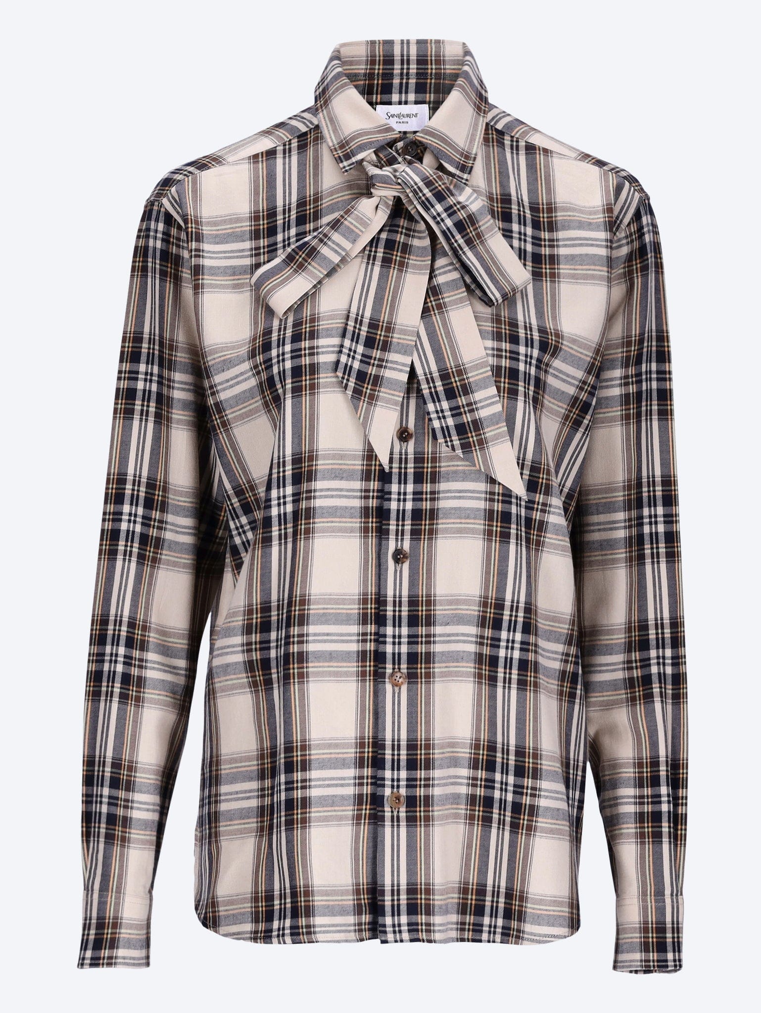 Saint Laurent Bow relaxed cassandre shirt
