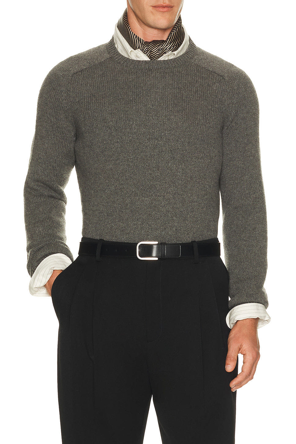Saint Laurent Round Neck Sweater