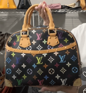 Louis Vuitton M92662 Noir Monogram Multicolor Trouville B06127F54Z