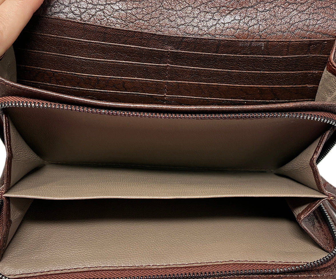 Bottega Veneta Brown Leather Wallet