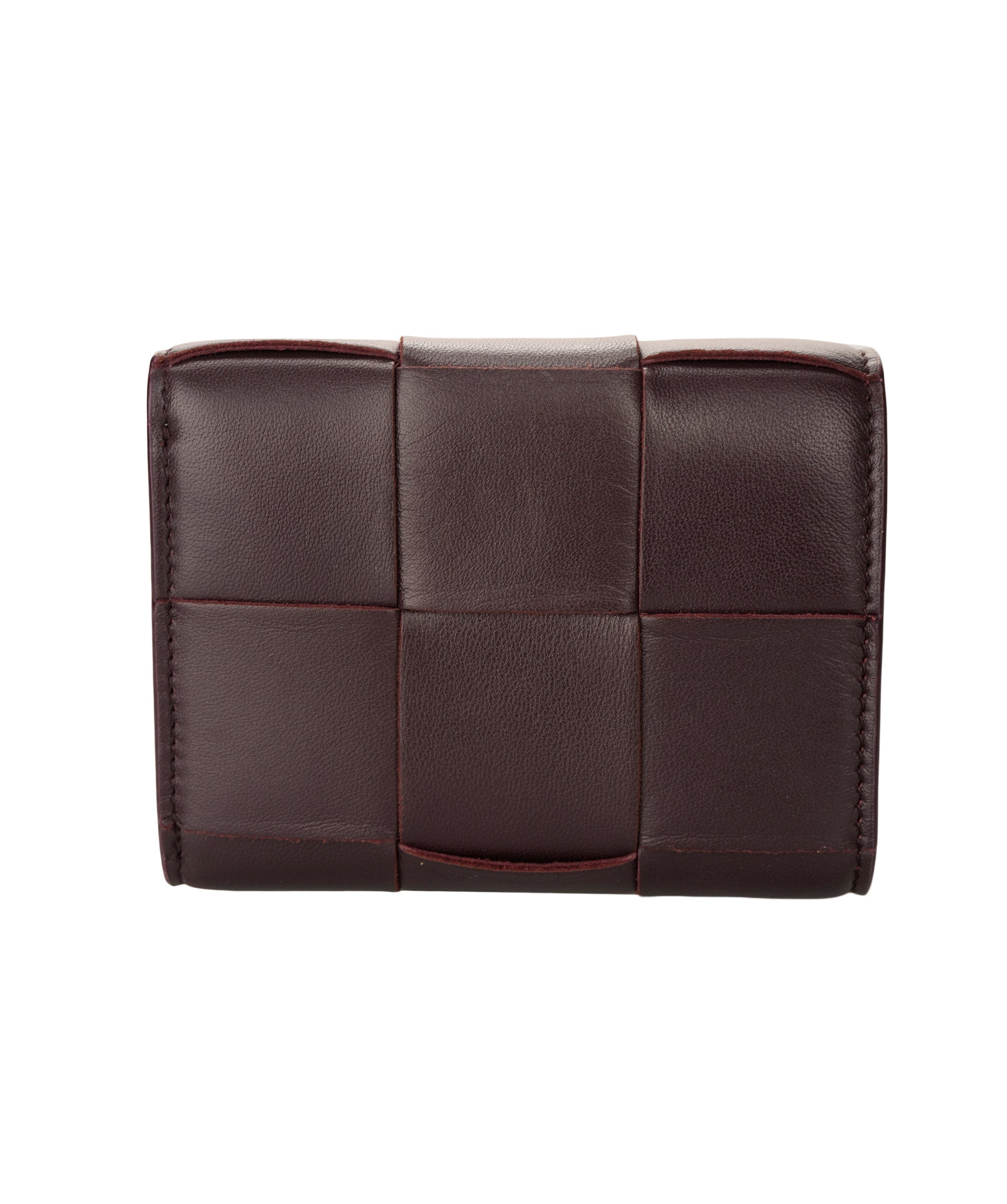 Bottega Veneta Trifold Grape Wallet - DXBS1083