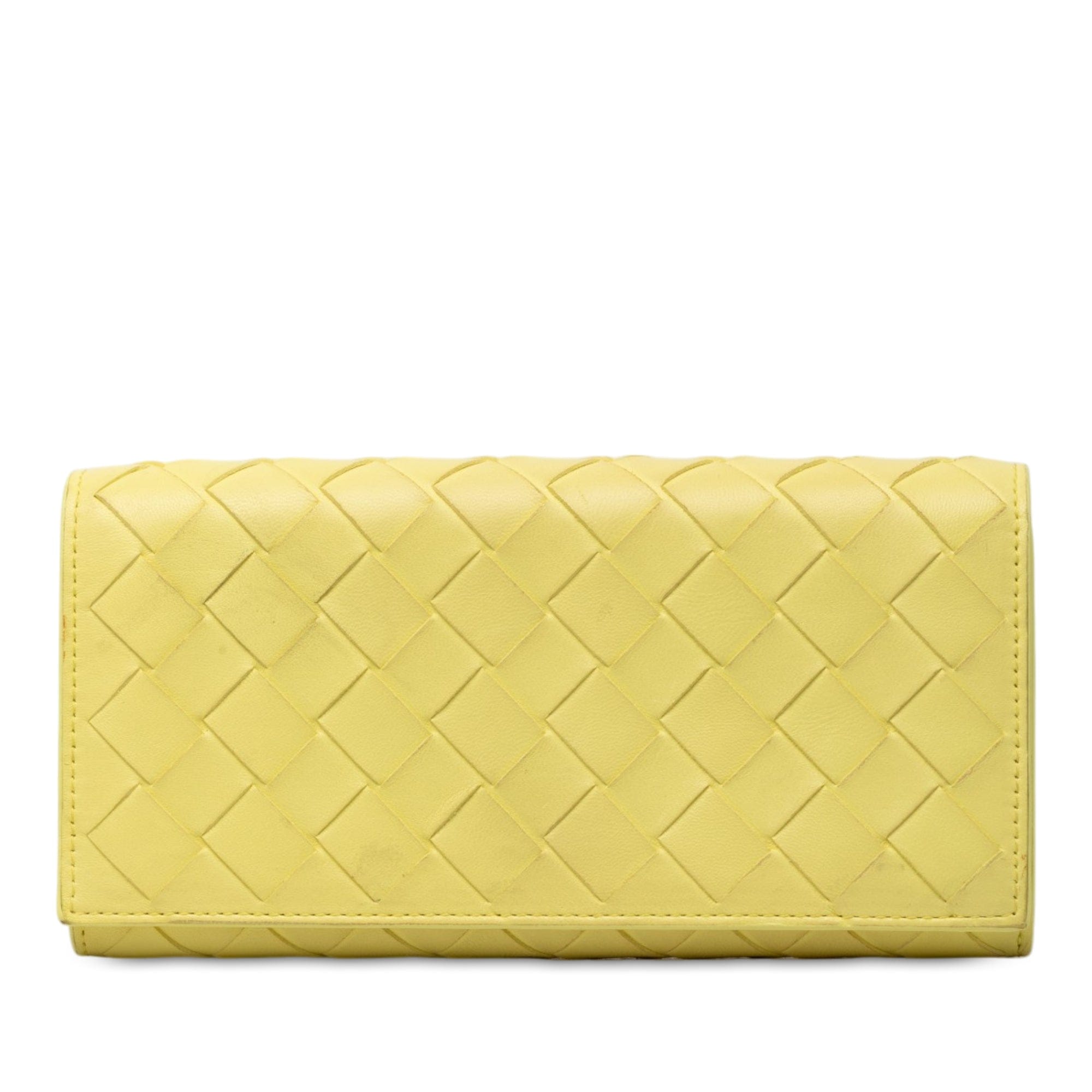 Bottega Veneta Nappa Intrecciato Continental Flap Wallet