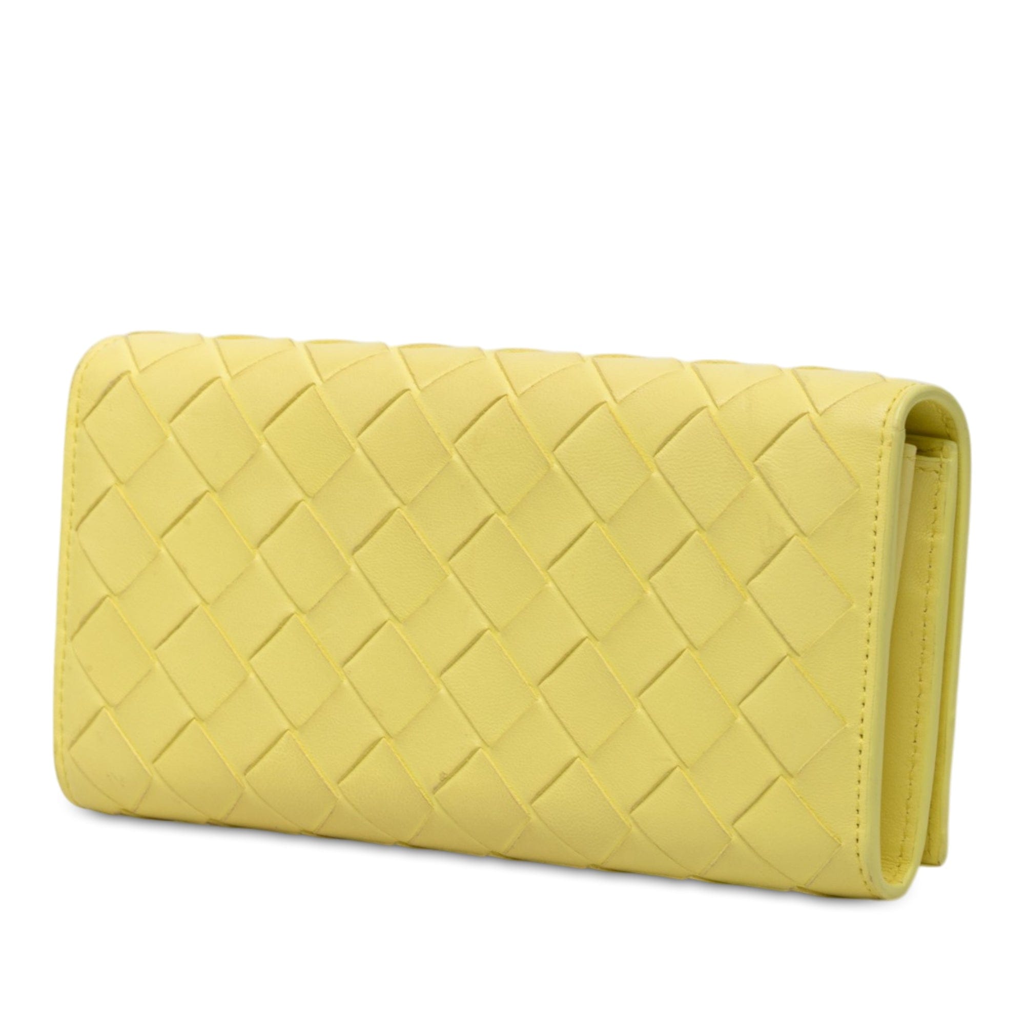 Bottega Veneta Nappa Intrecciato Continental Flap Wallet