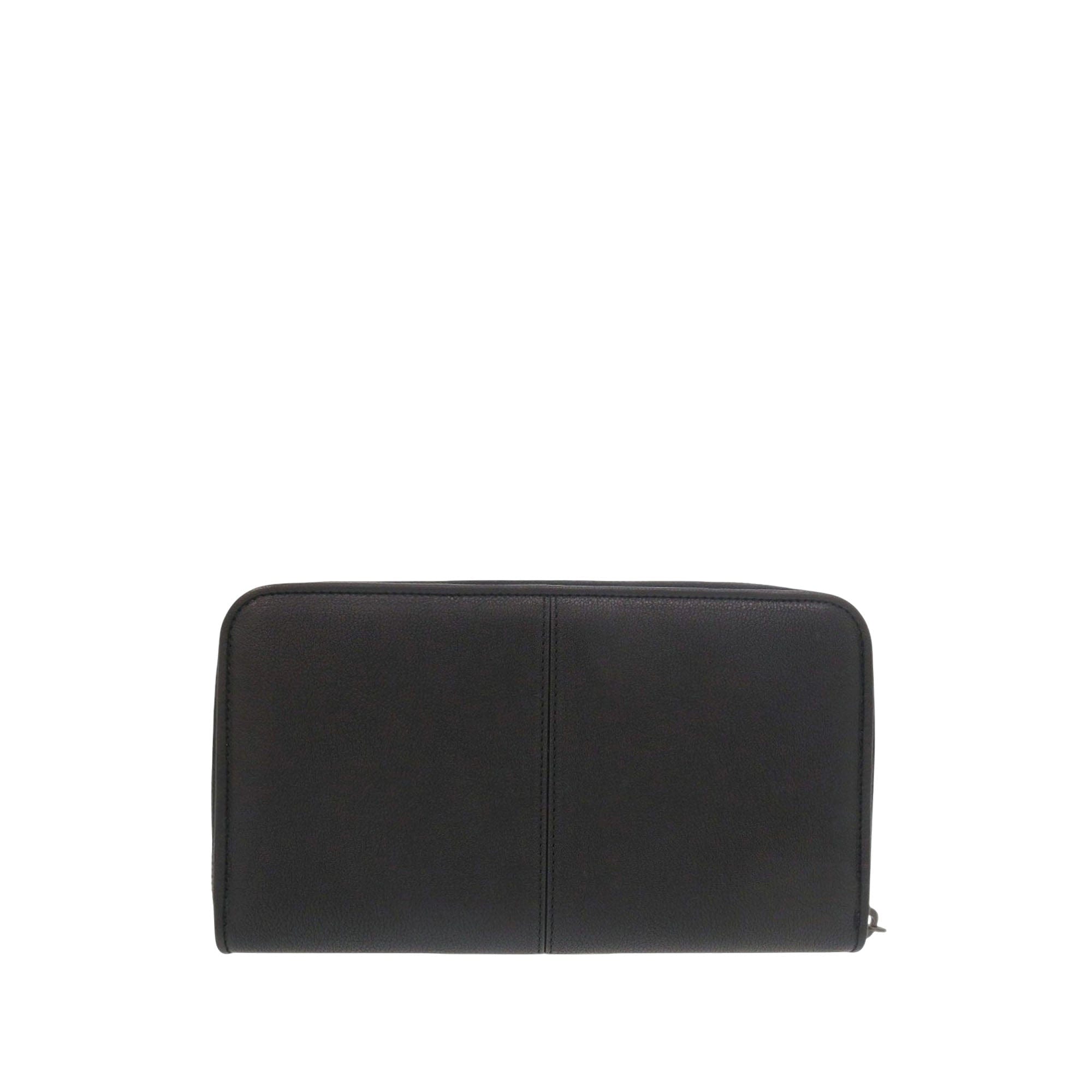 Bottega Veneta Grained Leather Zip Around Organizer Long Wallet