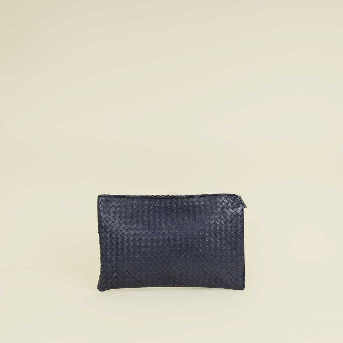 Bottega Veneta Blue Intrecciato Document Case
