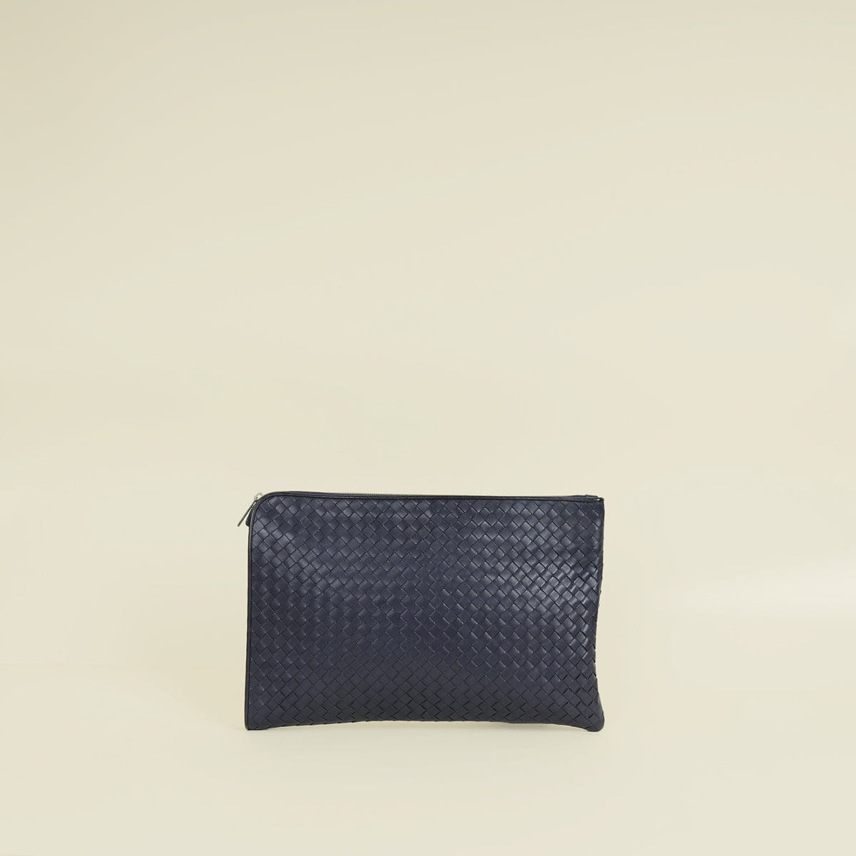 Bottega Veneta Blue Intrecciato Document Case