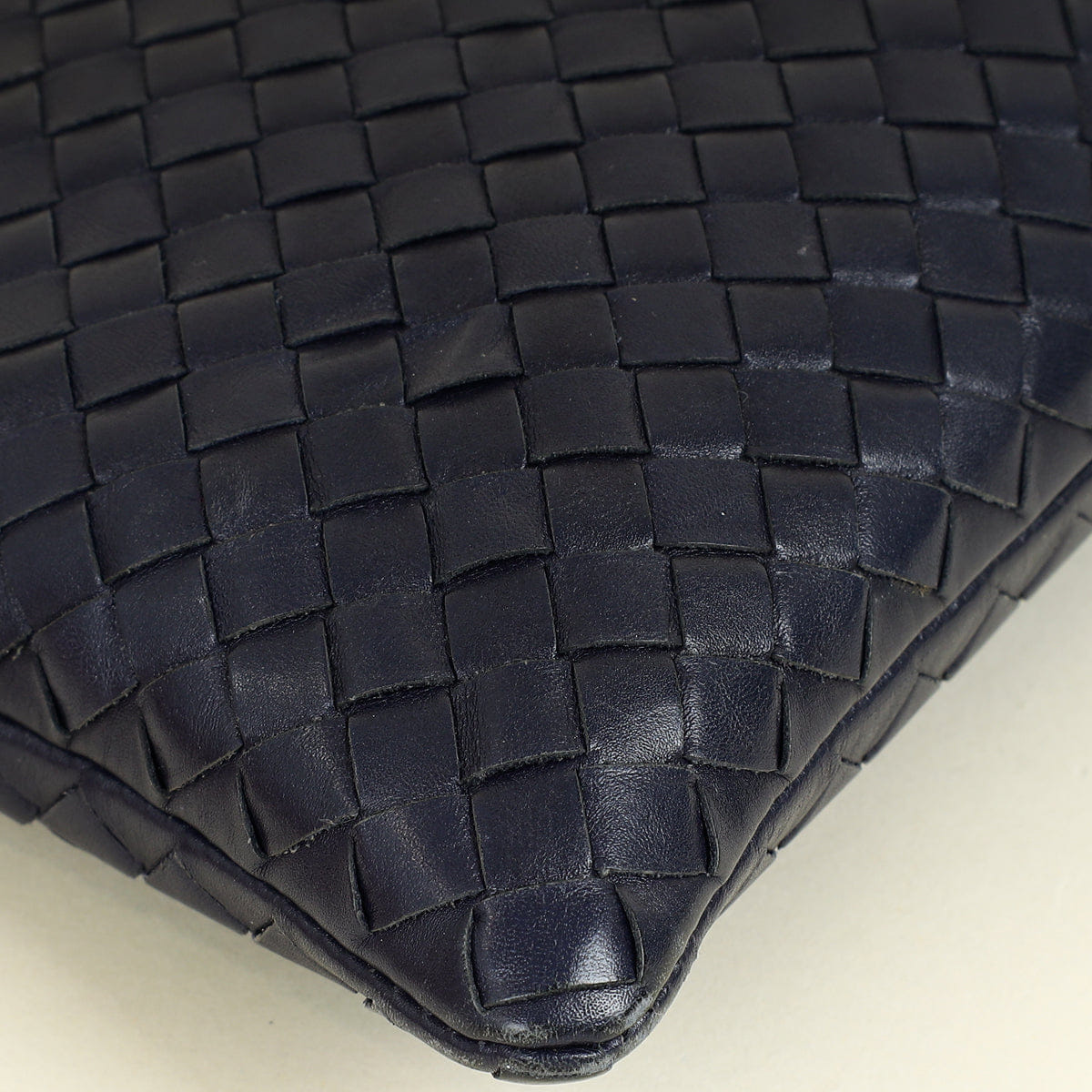 Bottega Veneta Blue Intrecciato Document Case