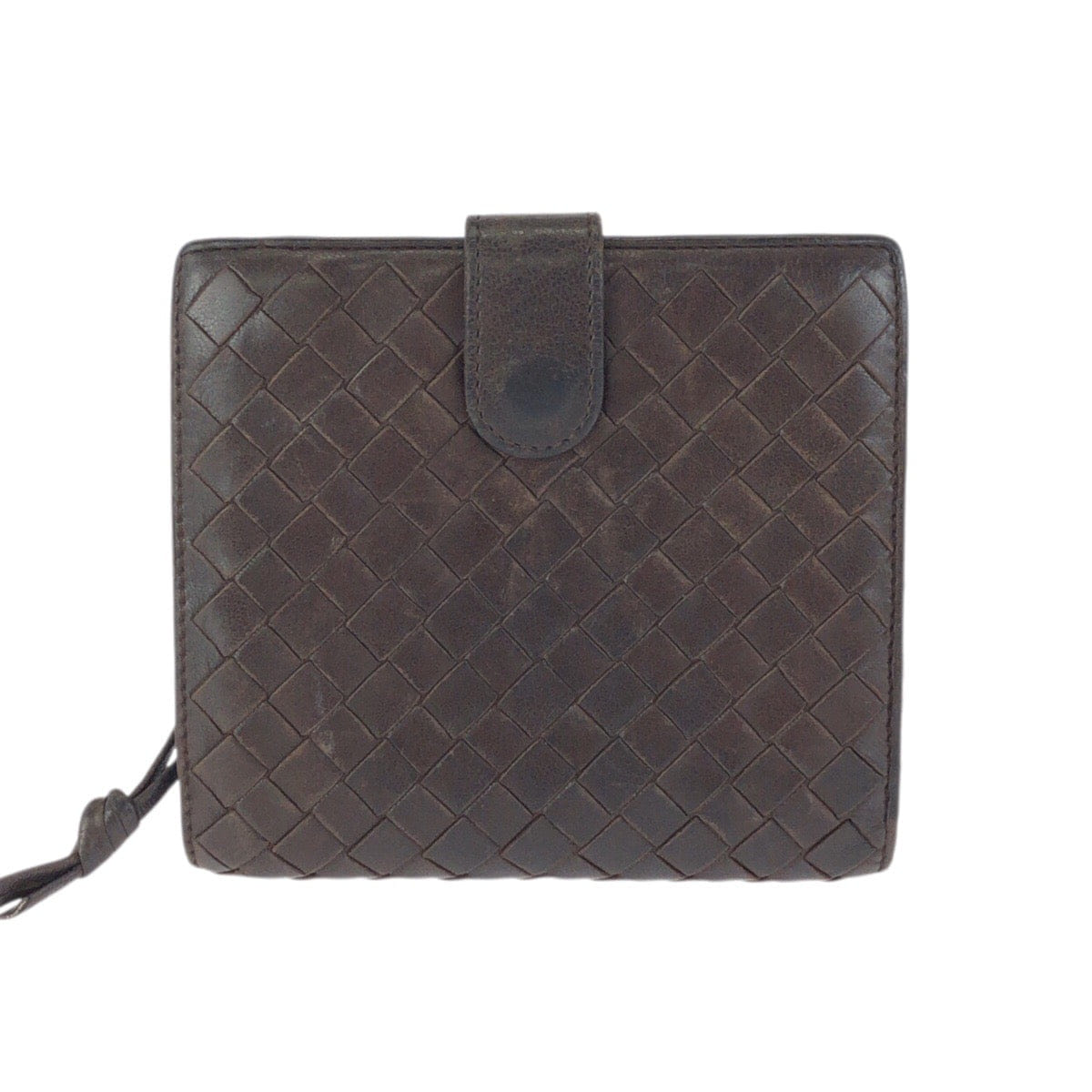 Bottega Veneta Intrecciato Leather Compact Wallet