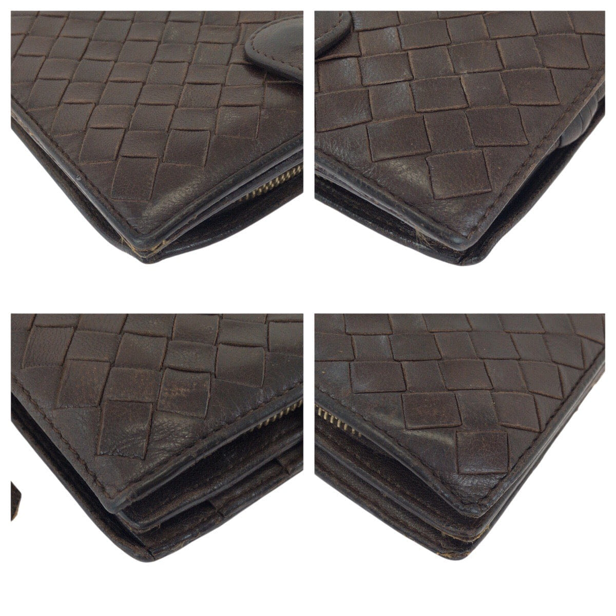 Bottega Veneta Intrecciato Leather Compact Wallet