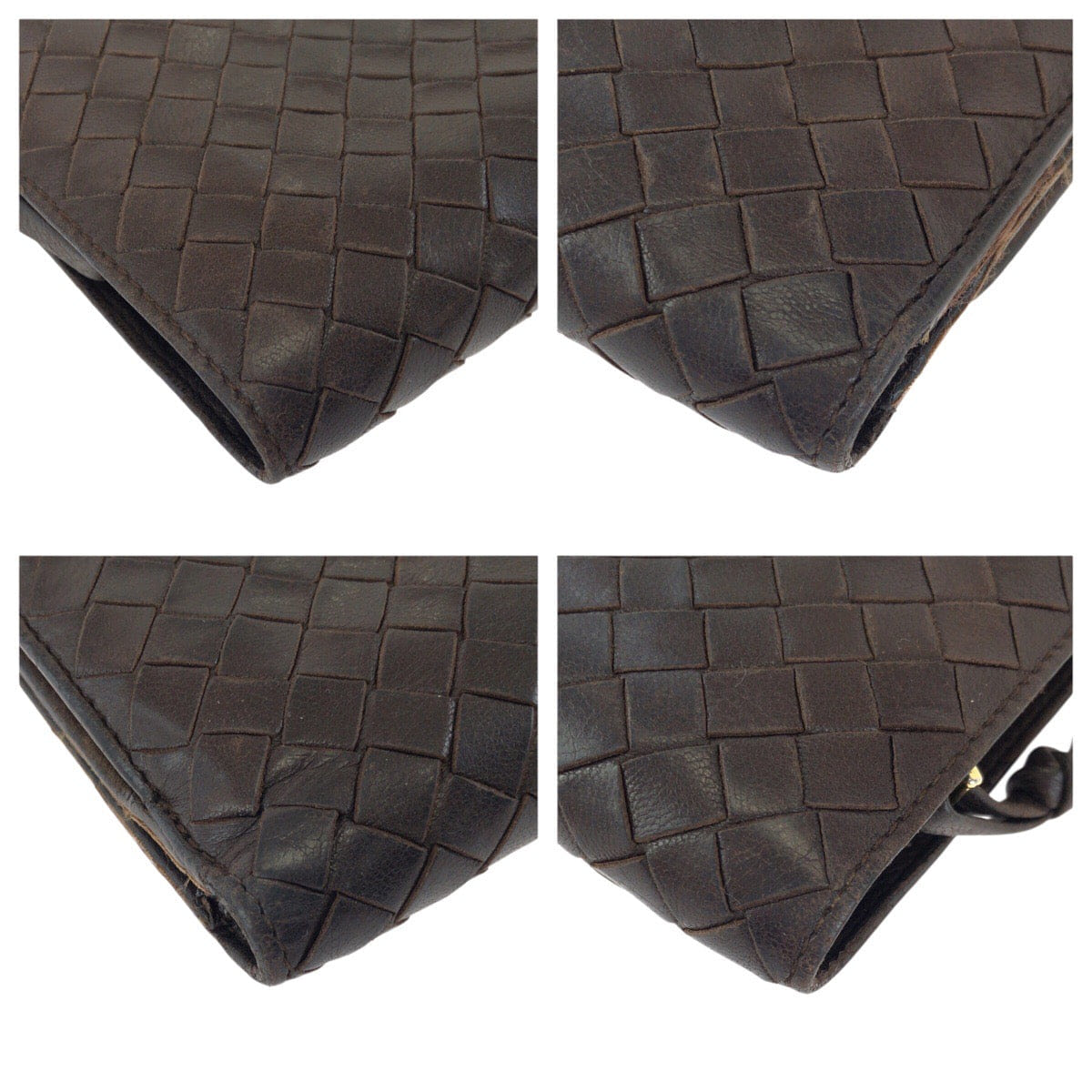 Bottega Veneta Intrecciato Leather Compact Wallet