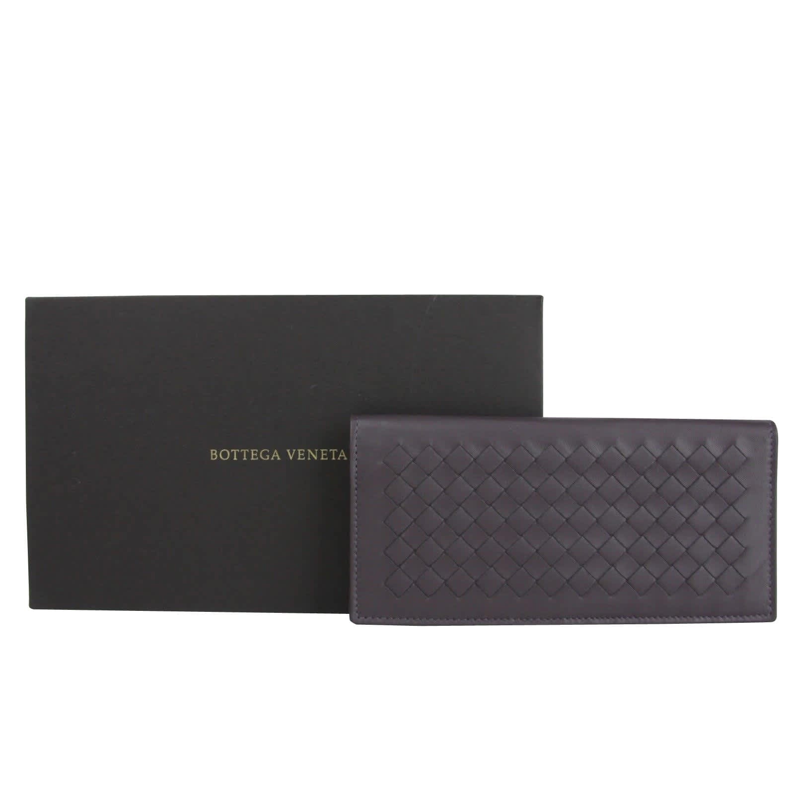 Bottega Veneta Men's Intercciaco Long Bifold Leather Wallet