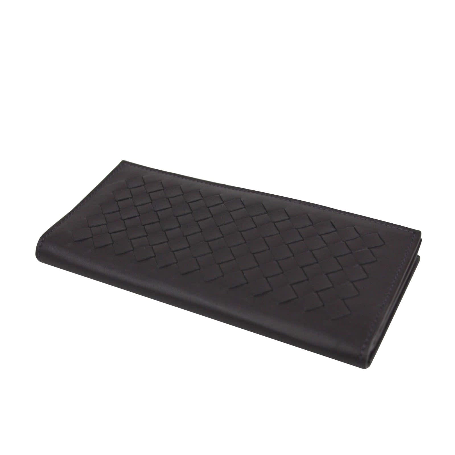 Bottega Veneta Men's Intercciaco Long Bifold Leather Wallet