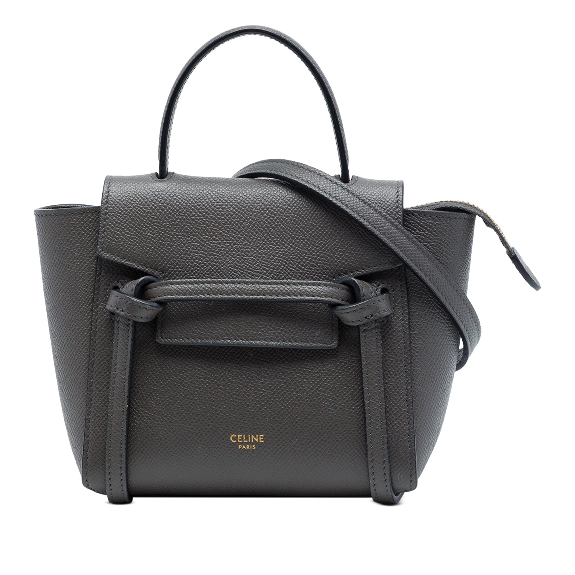 Celine Pico Grained Calfskin Belt Bag