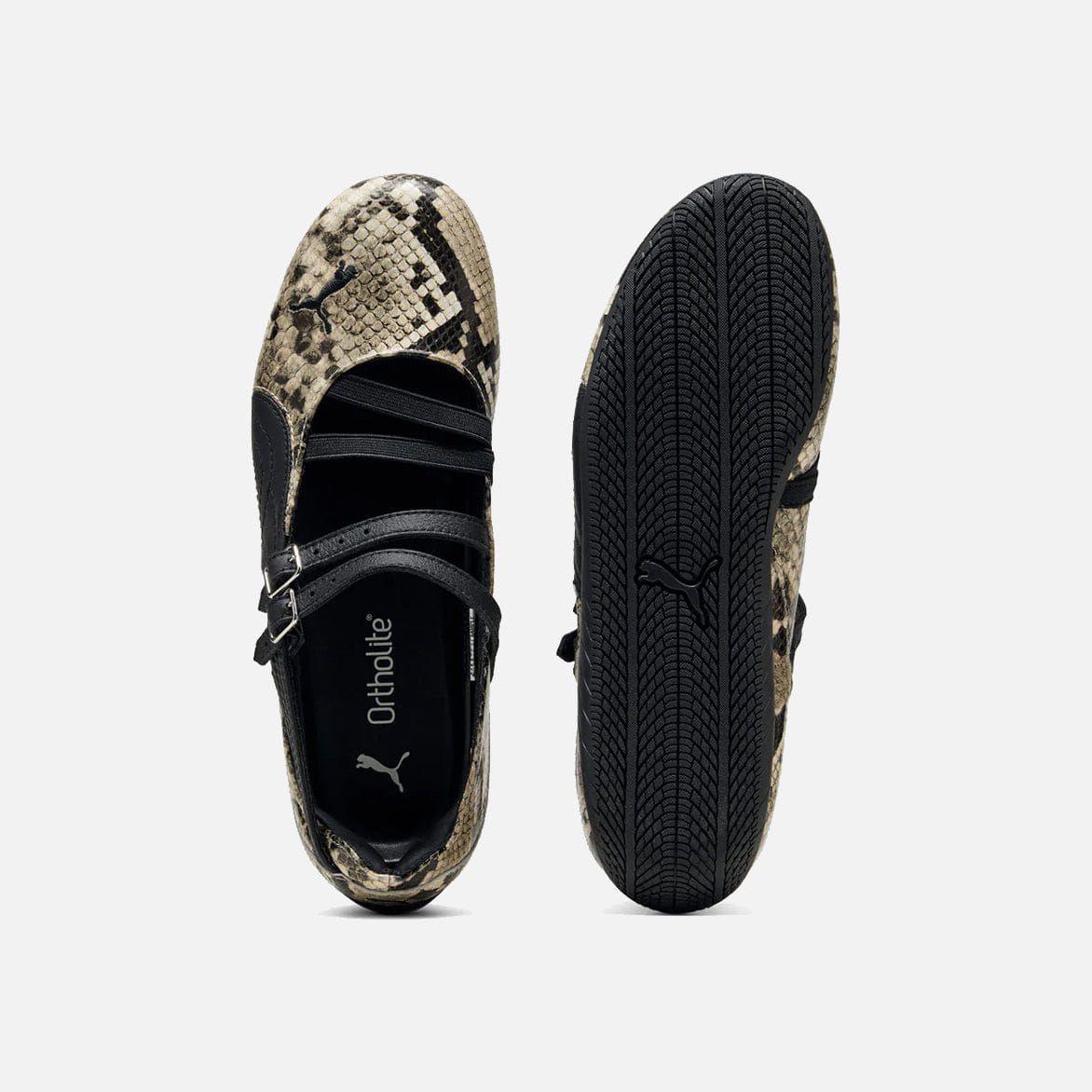 PUMA WMNS SPEEDCAT BALLET SNAKE PRINT - PUMA BLACK / VAPOR GREY