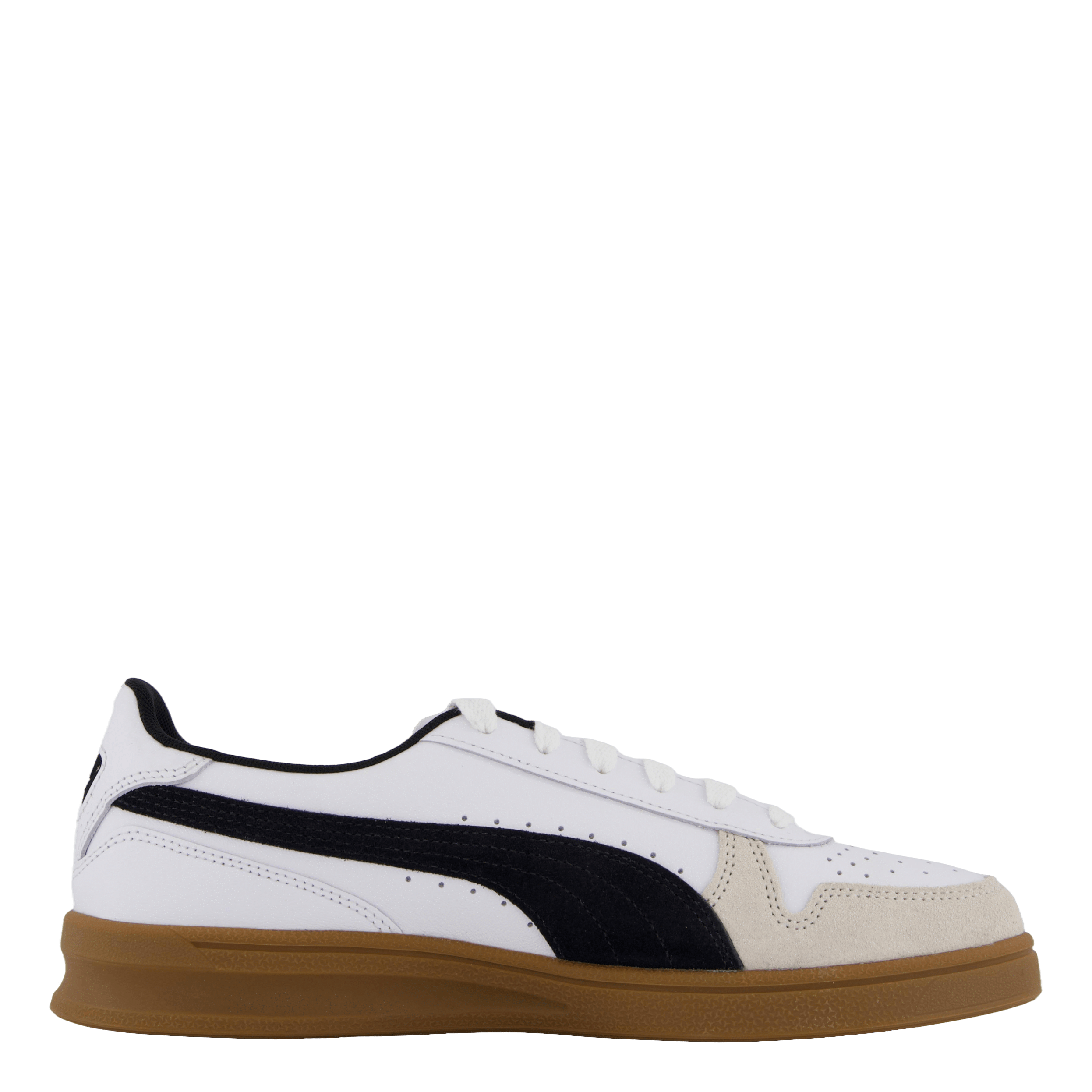 Puma Indoor White - dark Myrtle - gum