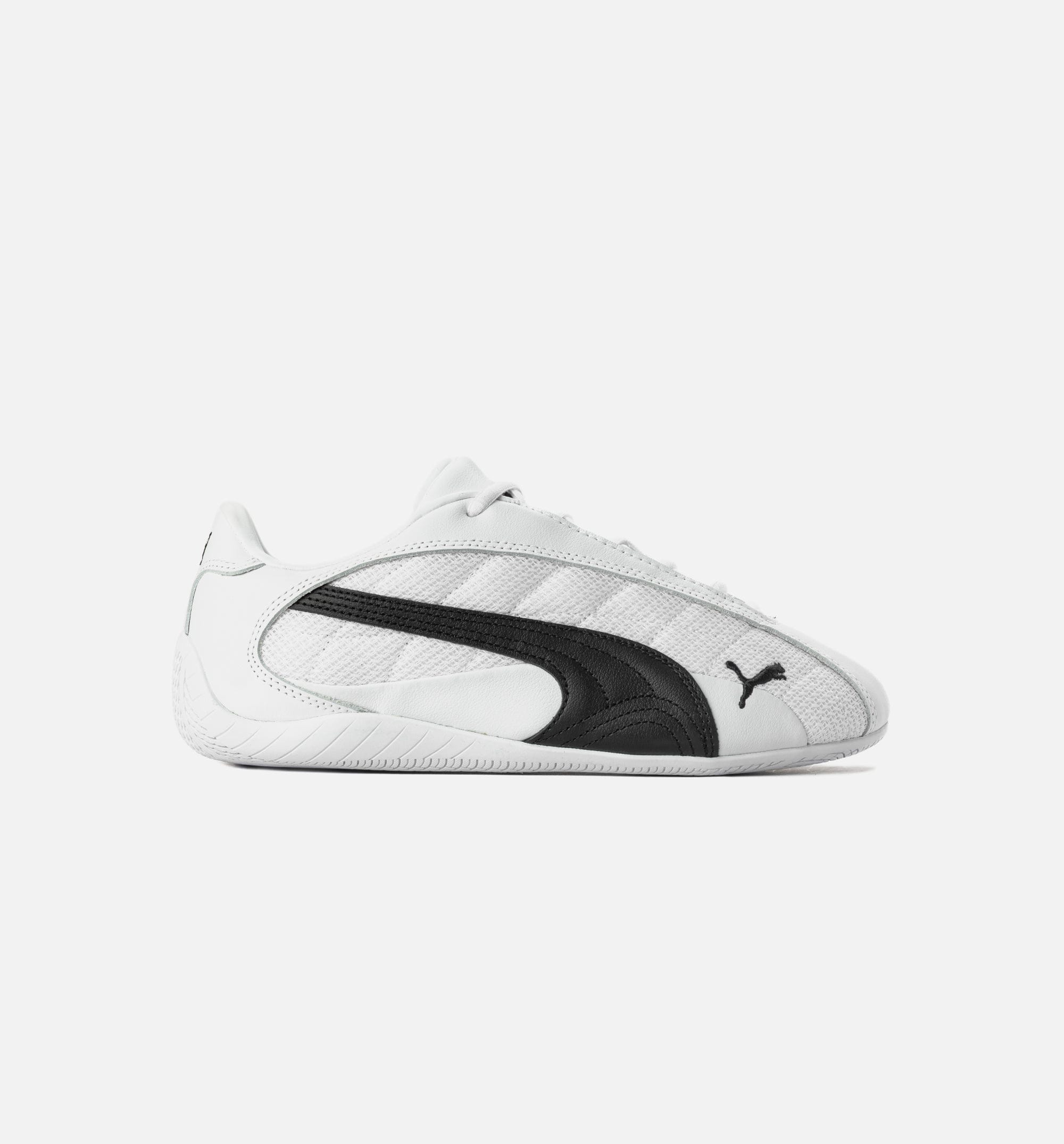 PUMA Speedcat Plus Leather Mens Lifestyle Shoe - Puma White/Puma Black