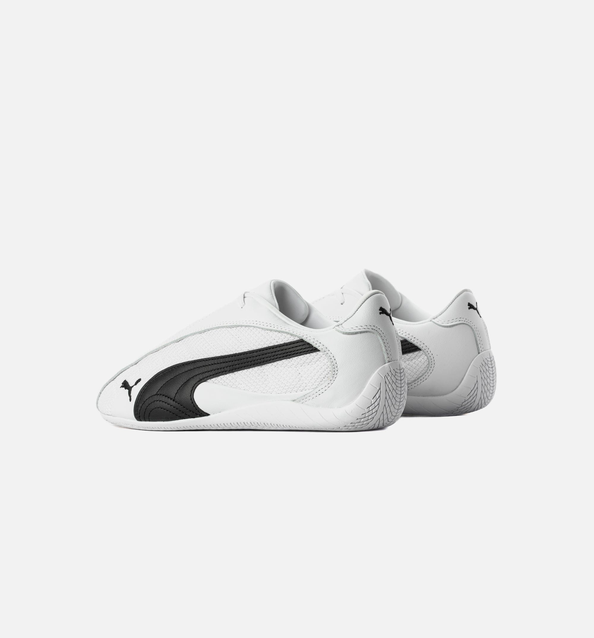 PUMA Speedcat Plus Leather Mens Lifestyle Shoe - Puma White/Puma Black